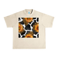 Sandshell cowhide leopard sunflower seamless pattern Urban Heavy Tee - BundleAndBundleShop