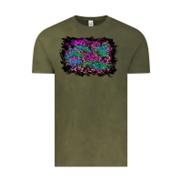 Vintage Olive halloween background Vintage Tee - RanaPortraitStore