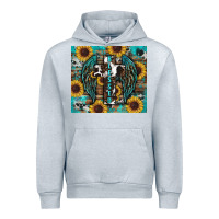 Heather Grey western blessed sunflower's Urban Hoodie - RanaPortraitStore