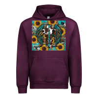 Mauve Wine western blessed sunflower's Urban Hoodie - RanaPortraitStore