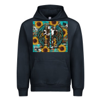 Navy western blessed sunflower's Urban Hoodie - RanaPortraitStore