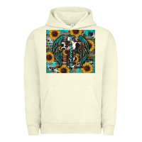 Pigment Pistachio western blessed sunflower's Urban Hoodie - RanaPortraitStore