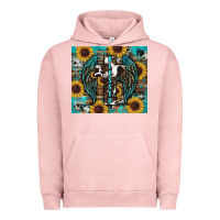 Pigment Salmon western blessed sunflower's Urban Hoodie - RanaPortraitStore