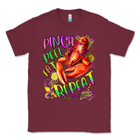 Burgundy pinch peel eat repeat mardi gras olivia Classic Tee - OliviaCreatesArt