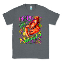 Charcoal Heather pinch peel eat repeat mardi gras olivia Classic Tee - OliviaCreatesArt