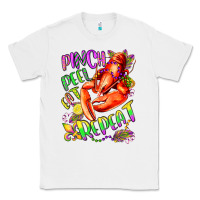 Pinch Peel Eat Repeat Mardi Gras Olivia Classic Tee | Teevron