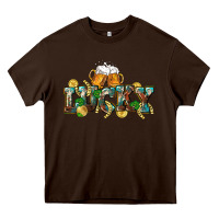 Chocolate Brown Lucky beers St. Patrick's Day Heavy Core Tee - CowGirlArtShop