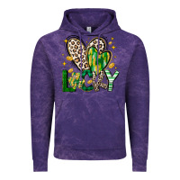 Cloud Purple Lucky Saint Patricks Day Vintage Hoodie - CowhideDigitalArt