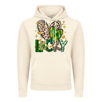 Vintage Artic Lucky Saint Patricks Day Vintage Hoodie - CowhideDigitalArt
