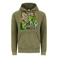 Vintage Olive Lucky Saint Patricks Day Vintage Hoodie - CowhideDigitalArt