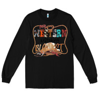 Black My Western Watching Blanket Long Sleeve Tee - CowhideDigitalArt