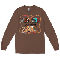 Chestnut My Western Watching Blanket Long Sleeve Tee - CowhideDigitalArt