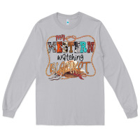 Moon Dust My Western Watching Blanket Long Sleeve Tee - CowhideDigitalArt