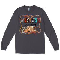 Smoke My Western Watching Blanket Long Sleeve Tee - CowhideDigitalArt