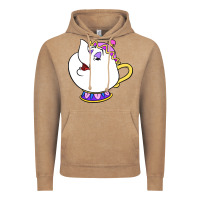 Vintage Coffee mrs potts Vintage Hoodie - DesigneFamous