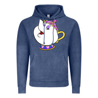 Vintage Denim mrs potts Vintage Hoodie - DesigneFamous