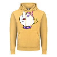 Vintage Mustard mrs potts Vintage Hoodie - DesigneFamous