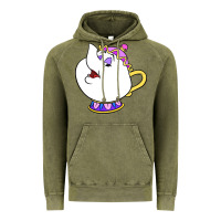 Vintage Olive mrs potts Vintage Hoodie - DesigneFamous