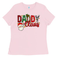 Bubblegum Pink Western Daddy Claus Ladies Tee - BundleAndBundleShop