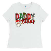 White Western Daddy Claus Ladies Tee - BundleAndBundleShop