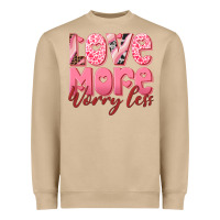 Mushroom love more worry less Heavyweight Sweatshirt - RanaPortraitStore