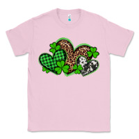 Bubblegum Pink st patricks day western hearts Classic Tee - Artiststas