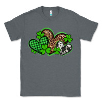Charcoal Heather st patricks day western hearts Classic Tee - Artiststas
