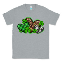 Heather Grey st patricks day western hearts Classic Tee - Artiststas