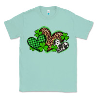 Seafoam st patricks day western hearts Classic Tee - Artiststas