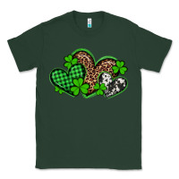 Sports Green st patricks day western hearts Classic Tee - Artiststas