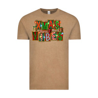 Vintage Coffee Christmas xmas vibes Vintage Tee - FaDigitalArtStudio