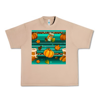Burro autumn seamless pattern Urban Heavy Tee - BundleAndBundleShop