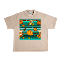 French Oak autumn seamless pattern Urban Heavy Tee - BundleAndBundleShop