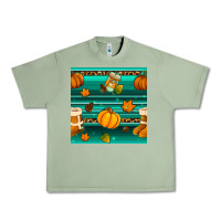 Oil Green autumn seamless pattern Urban Heavy Tee - BundleAndBundleShop