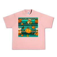 Salmon autumn seamless pattern Urban Heavy Tee - BundleAndBundleShop