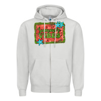 Dove Grey summer vibes watermelon Zipper Hoodie - JahusDesignShop