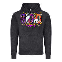 Vintage Black boo sheet Vintage Hoodie - CowhideDigitalArt
