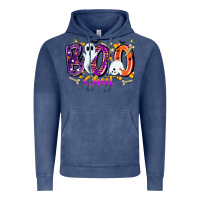 Vintage Denim boo sheet Vintage Hoodie - CowhideDigitalArt