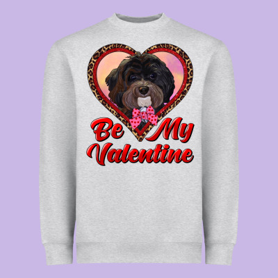 Be My Valentine Heavyweight Sweatshirt Designed By Ranaportraitstore