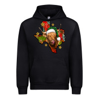 Black christmas texas highland cow Urban Hoodie - Jasminsmagicworld
