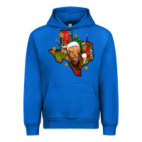 Cobalt christmas texas highland cow Urban Hoodie - Jasminsmagicworld
