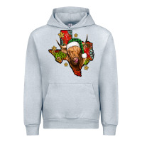 Heather Grey christmas texas highland cow Urban Hoodie - Jasminsmagicworld