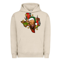 Pigment French Oak christmas texas highland cow Urban Hoodie - Jasminsmagicworld