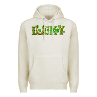 Oatmeal Heather st. patrick's day lucky with clovers and horseshoe Premium Hoodie - RanaPortraitStore