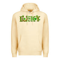 Pina Colada st. patrick's day lucky with clovers and horseshoe Premium Hoodie - RanaPortraitStore