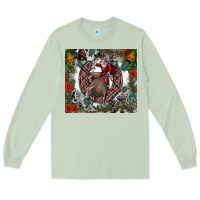 Matcha Rodeo Santa Long Sleeve Tee - CowhideDigitalArt