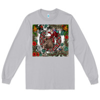 Moon Dust Rodeo Santa Long Sleeve Tee - CowhideDigitalArt
