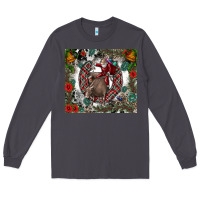 Smoke Rodeo Santa Long Sleeve Tee - CowhideDigitalArt