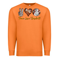 Carrot peace love baseball Premium Sweatshirt - RanaPortraitStore
