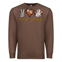 Chestnut peace love baseball Premium Sweatshirt - RanaPortraitStore